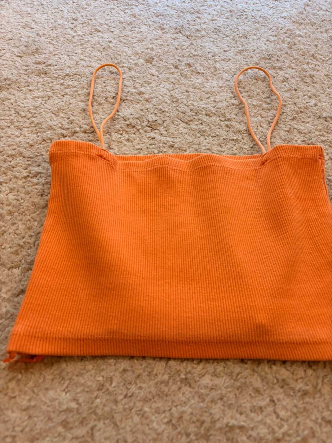 🍑👚 Top Zara Abricot à Bretelles - Fraîcheur & Légèreté