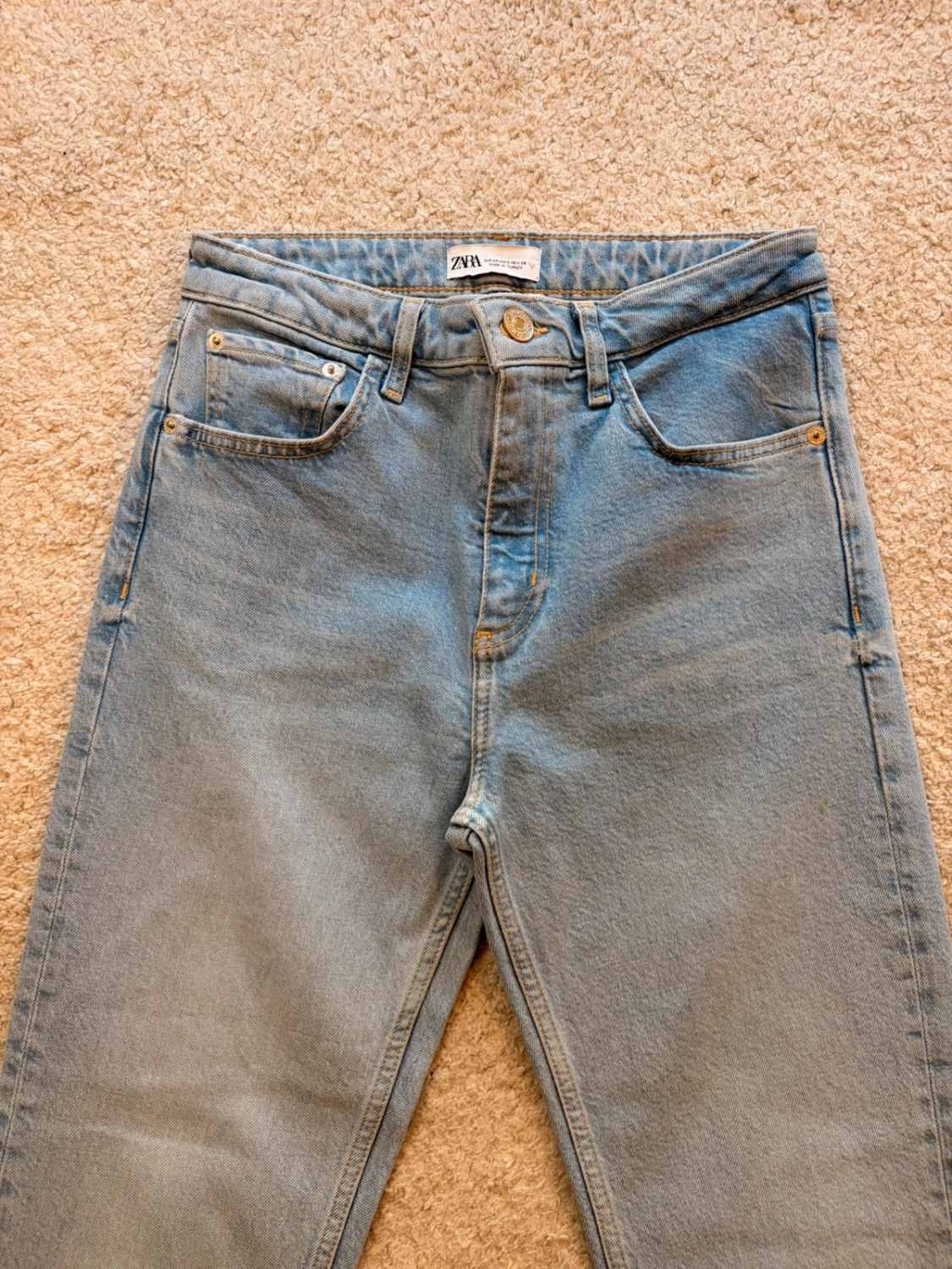 Jeans Zara Join Life Bleu Clair - Taille S