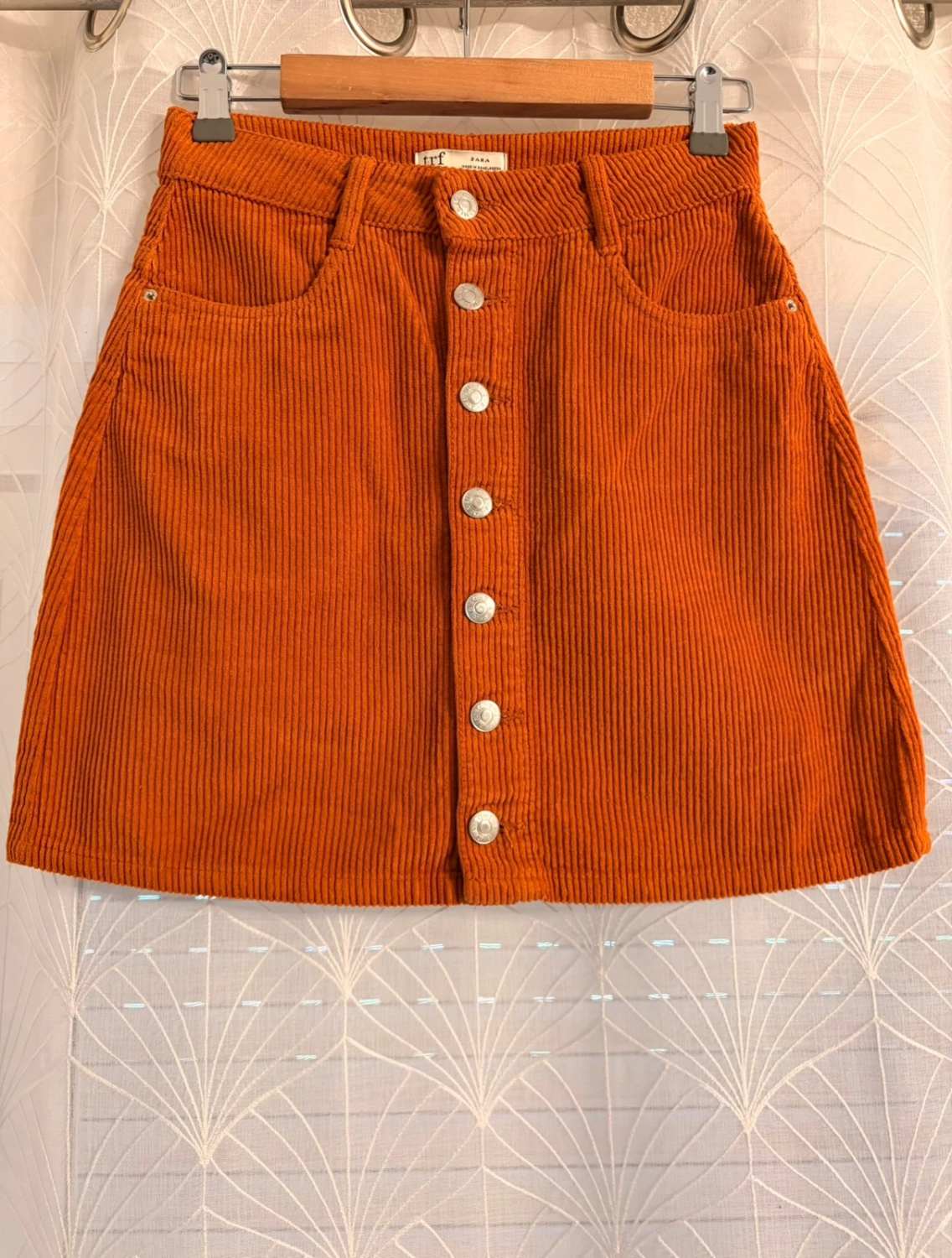 🧡 Jupe Zara Trafaluc - Orange - Taille XS