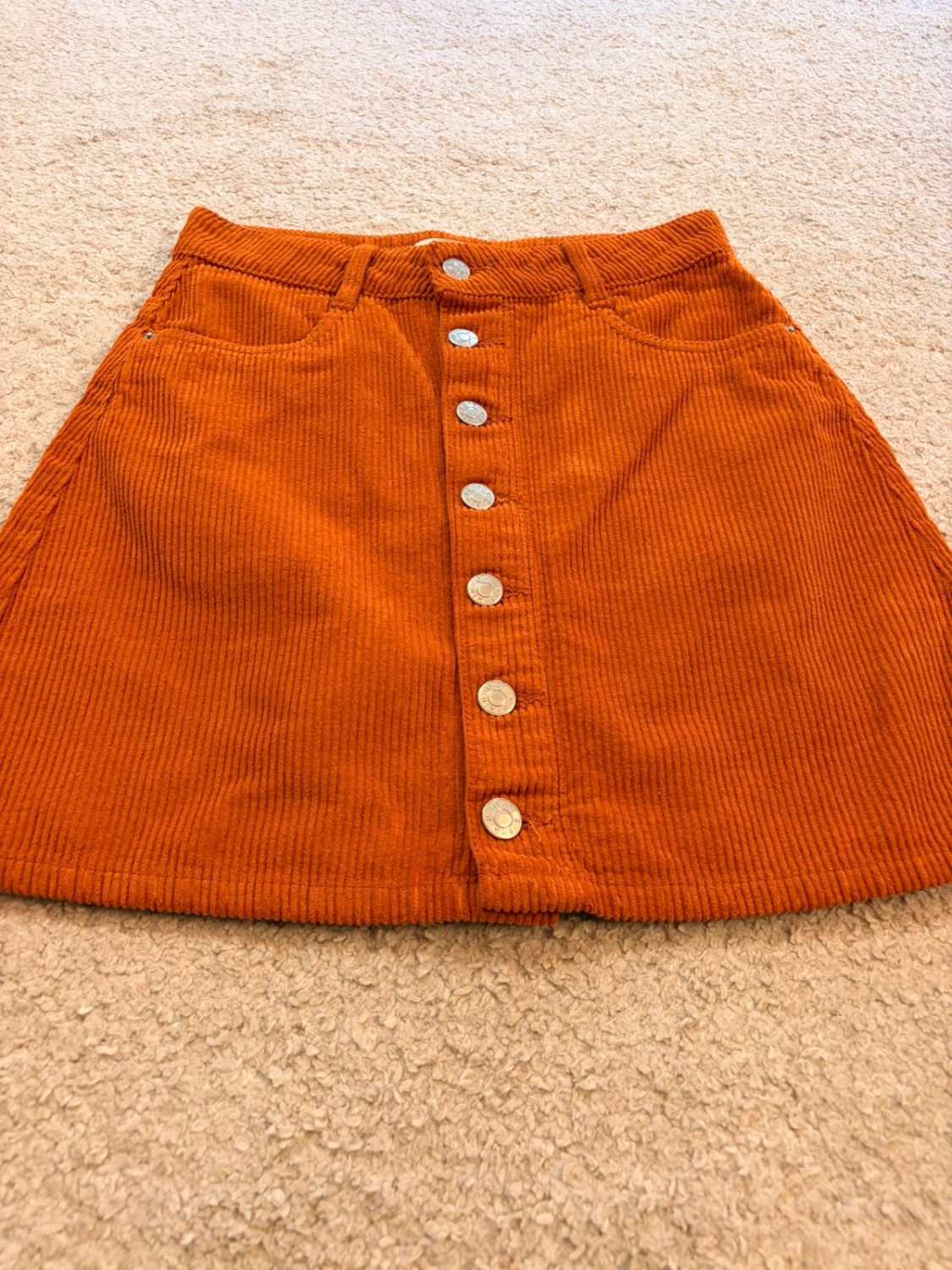 🧡 Jupe Zara Trafaluc - Orange - Taille XS