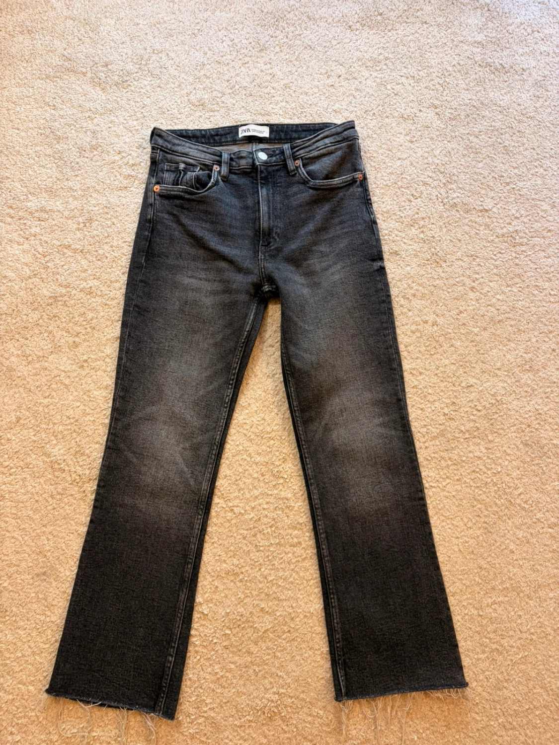 Jeans Zara Gris Foncé - Taille XS