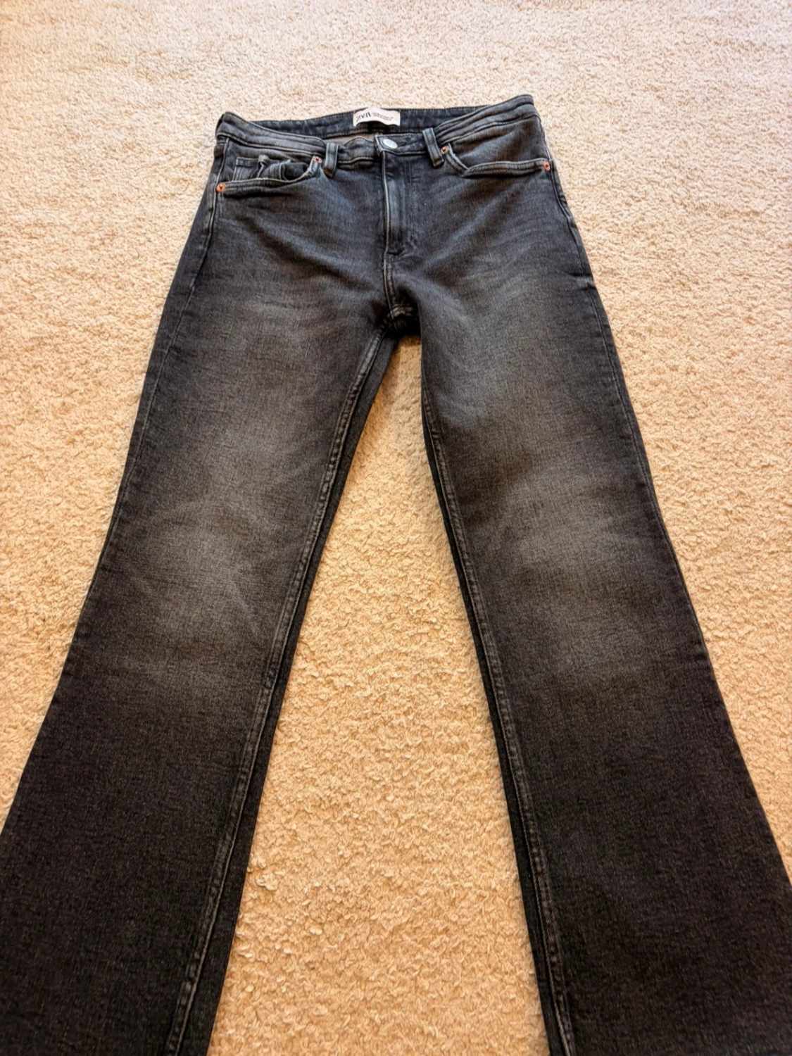 Jeans Zara Gris Foncé - Taille XS