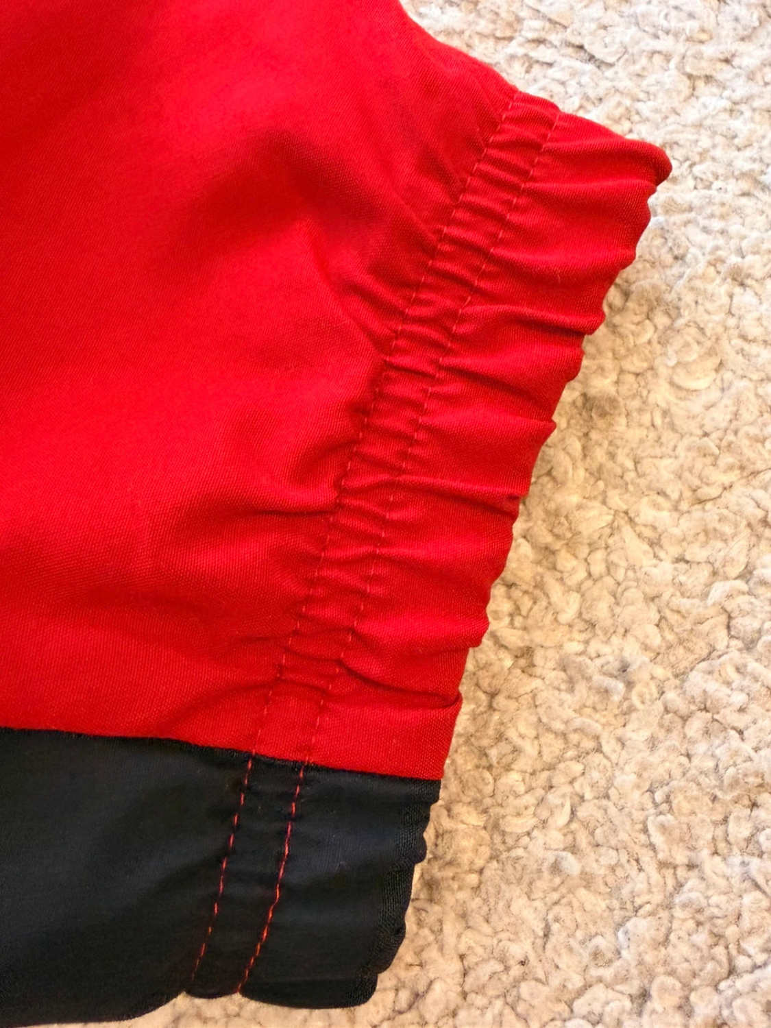🏉🔴 Veste Adidas A.S. Rugby Milano Rouge/Noir - Esprit Sportif & Collector