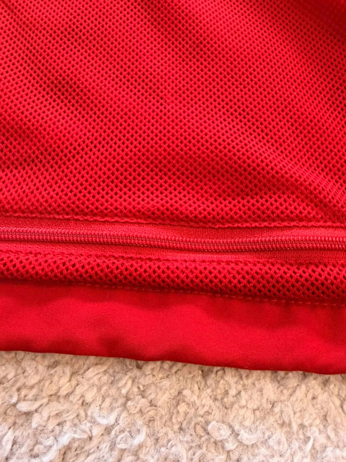 🏉🔴 Veste Adidas A.S. Rugby Milano Rouge/Noir - Esprit Sportif & Collector