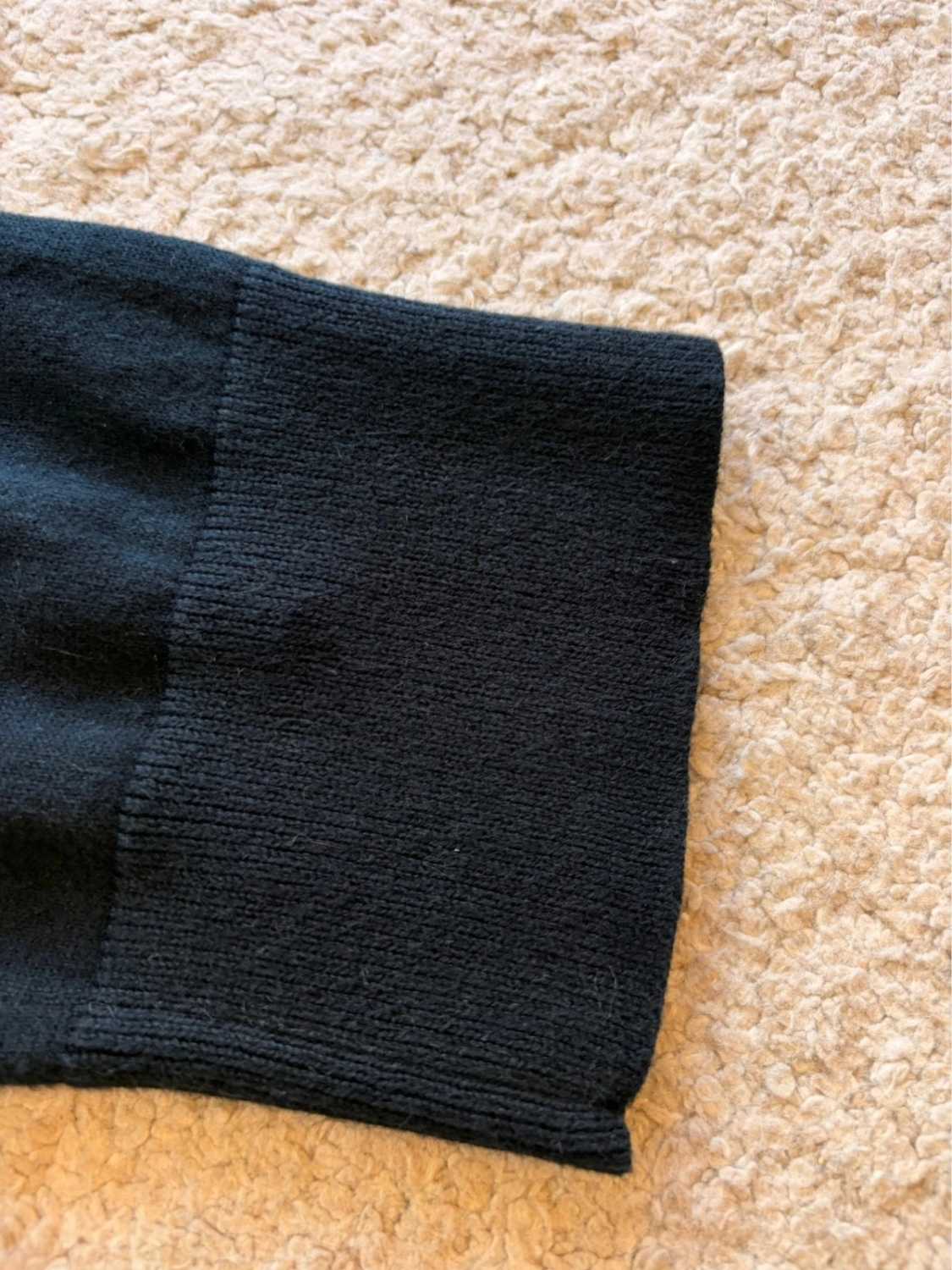👚 Cardigan Chaps Pull Noir Col V - Élégance Décontractée