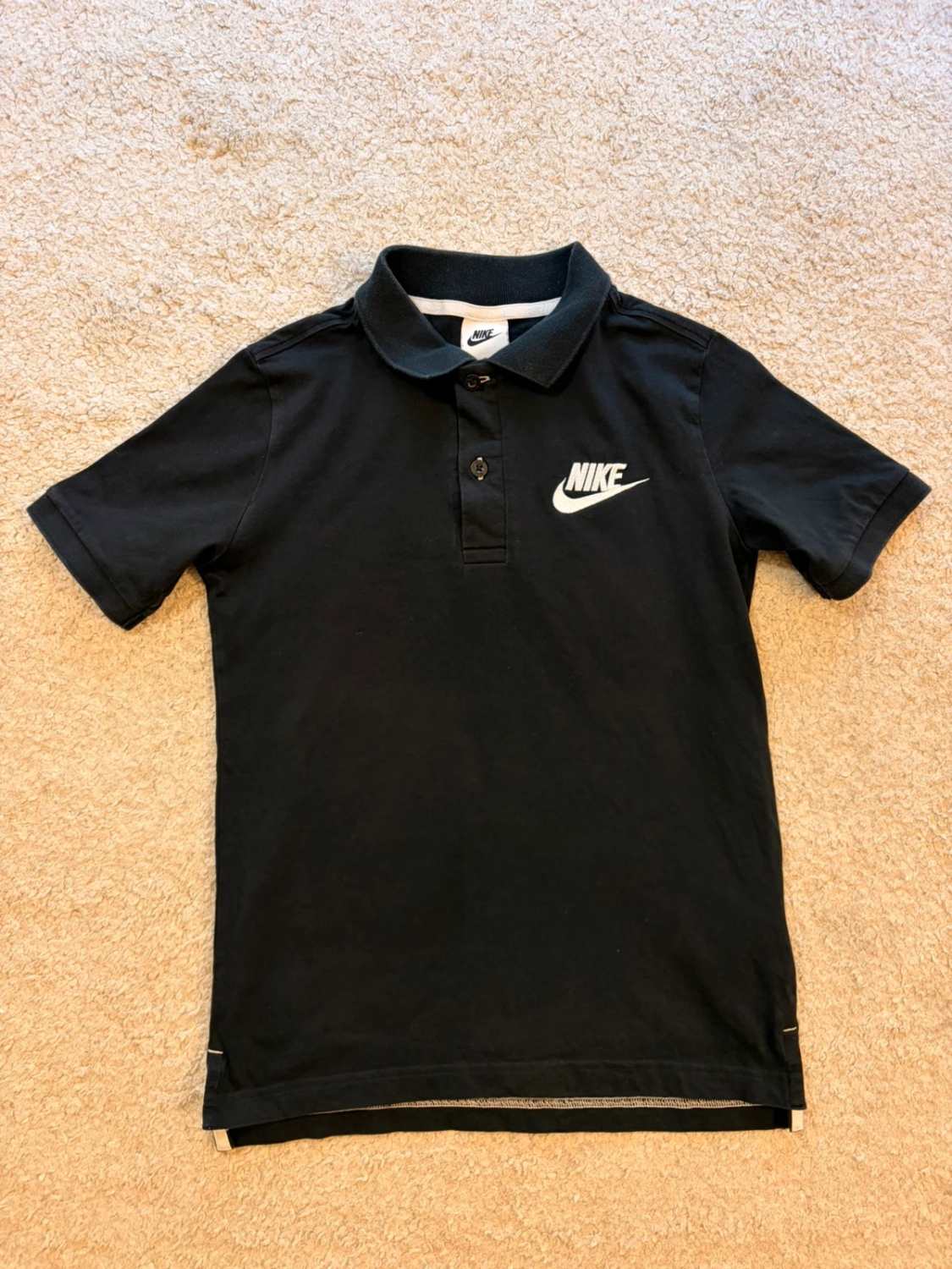 👧🖤 Polo Nike Fille Noir 10A - Confortable & Stylé