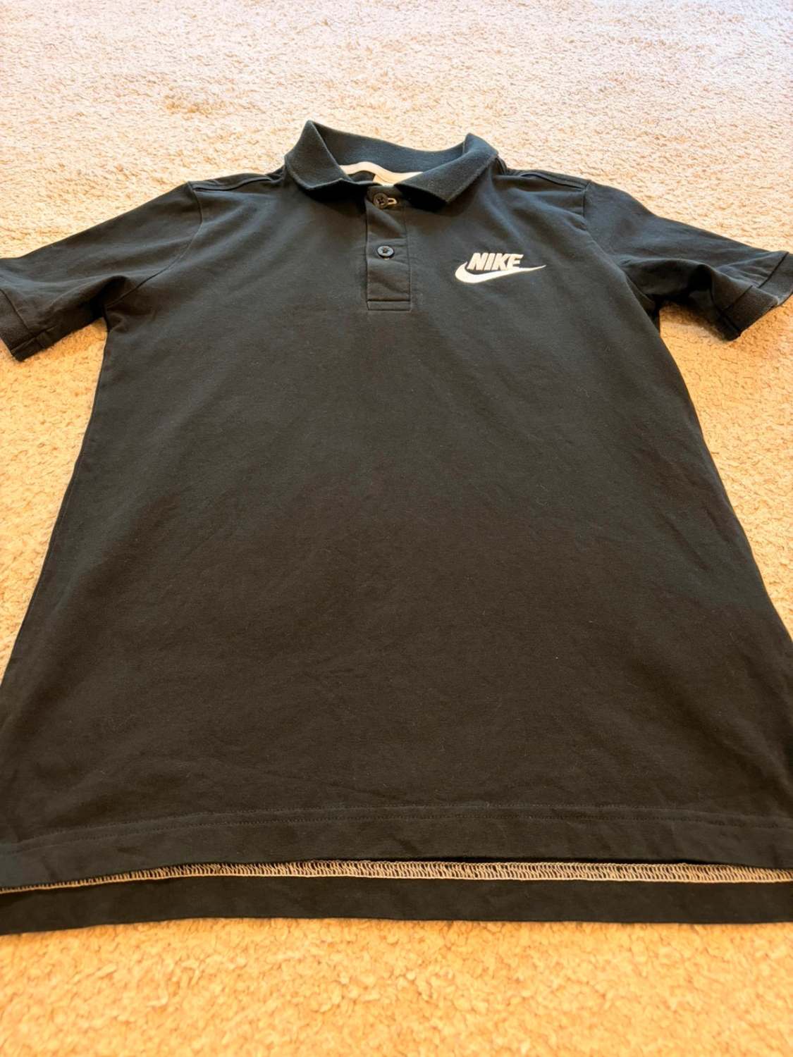 👧🖤 Polo Nike Fille Noir 10A - Confortable & Stylé