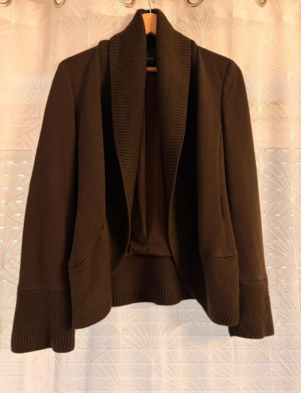🤎🧥 Cardigan Luisa Spagnoli Marron Laine Vierge - Élégance & Chaleur