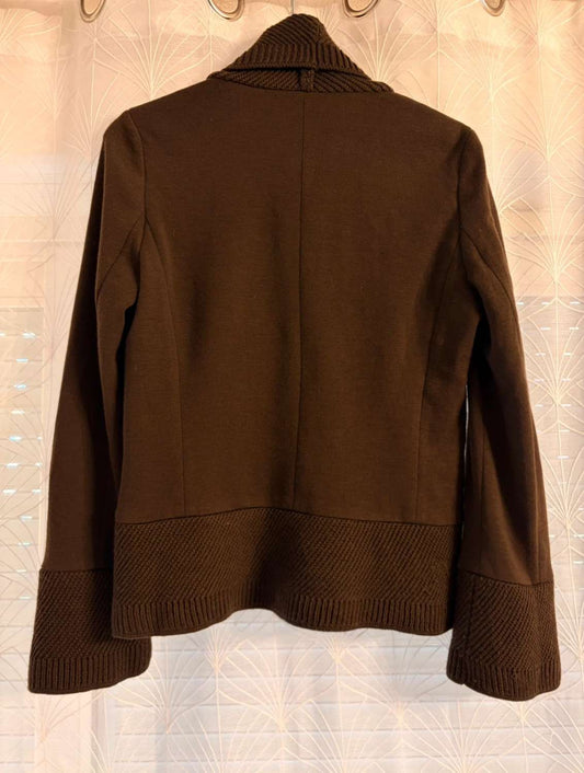 🤎🧥 Cardigan Luisa Spagnoli Marron Laine Vierge - Élégance & Chaleur