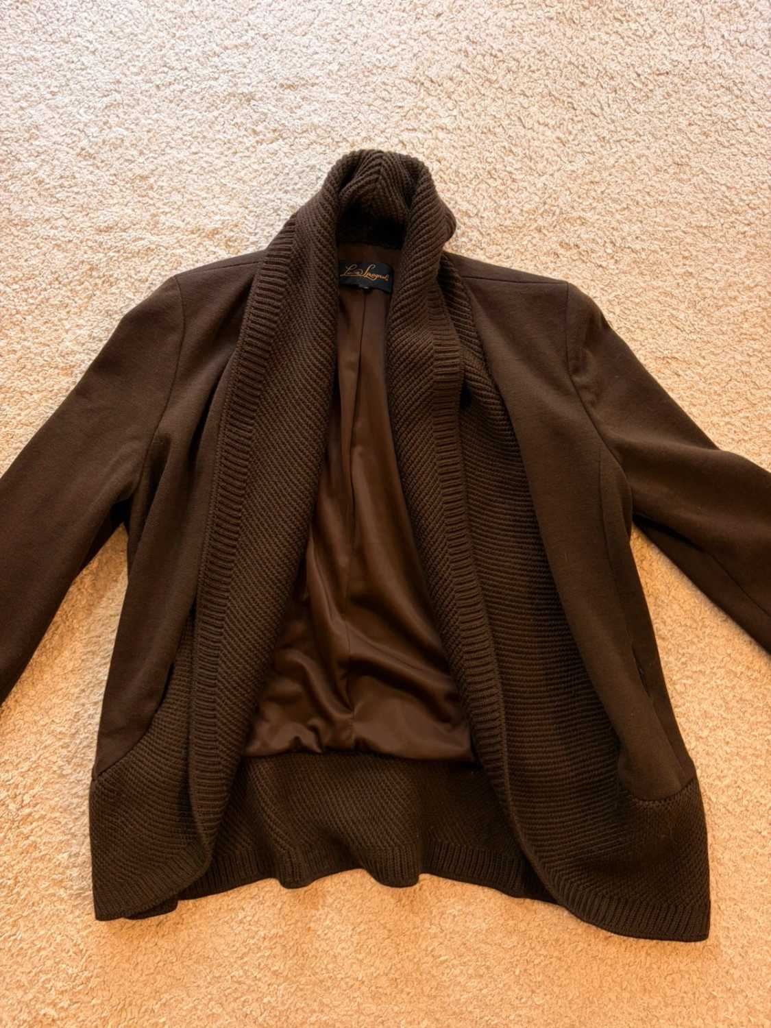 🤎🧥 Cardigan Luisa Spagnoli Marron Laine Vierge - Élégance & Chaleur