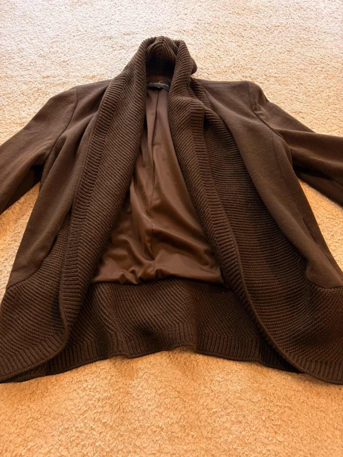 🤎🧥 Cardigan Luisa Spagnoli Marron Laine Vierge - Élégance & Chaleur