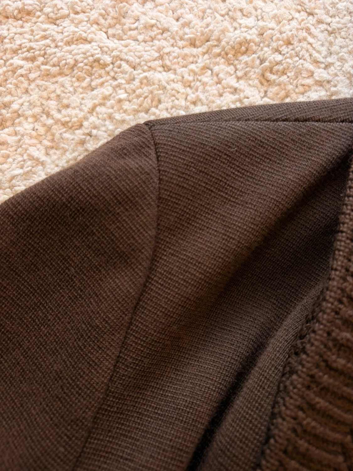 🤎🧥 Cardigan Luisa Spagnoli Marron Laine Vierge - Élégance & Chaleur