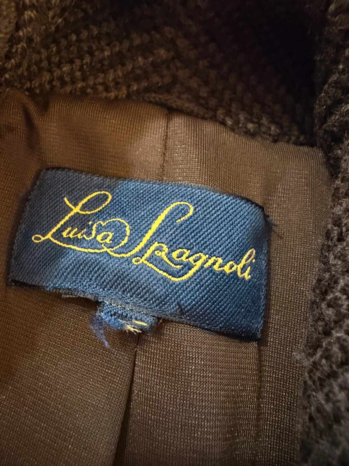 🤎🧥 Cardigan Luisa Spagnoli Marron Laine Vierge - Élégance & Chaleur