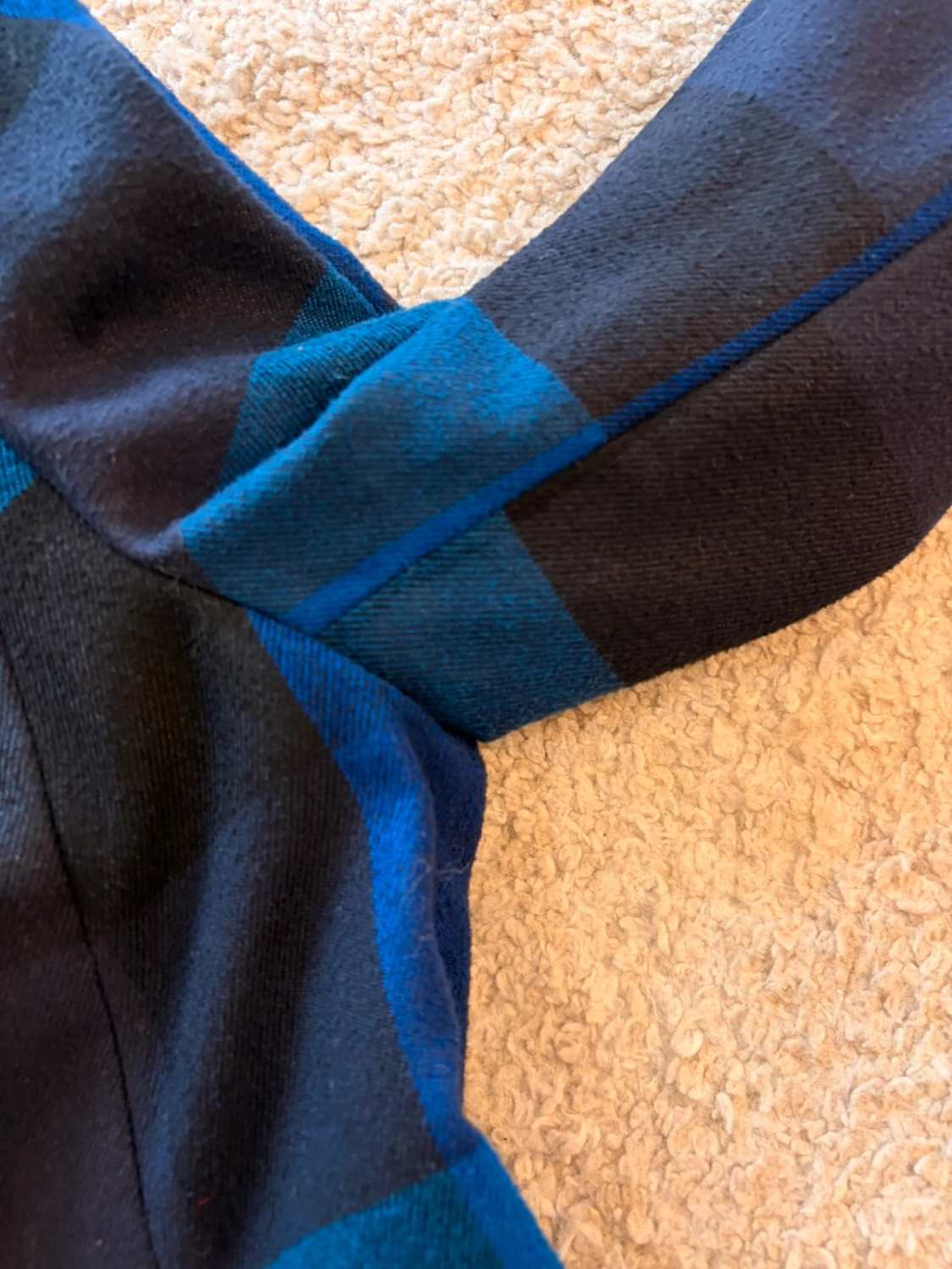 Blazer Boss Orange à Carreaux Noir/Bleu Marine - Décontracté Chic