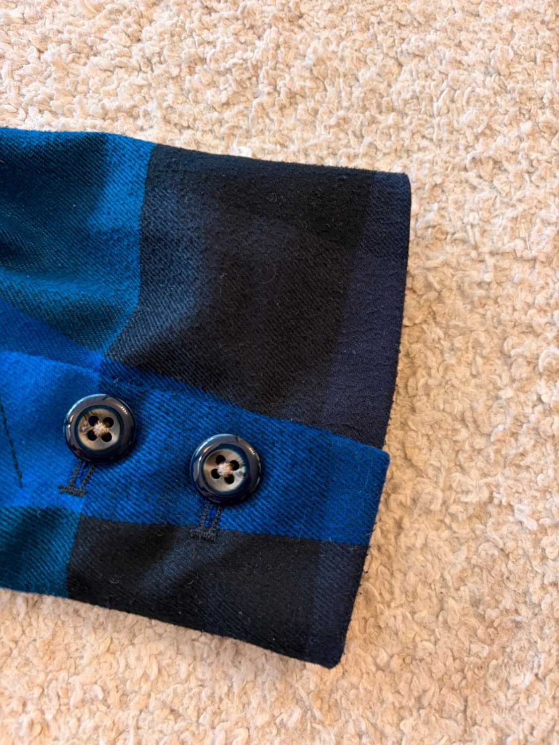 Blazer Boss Orange à Carreaux Noir/Bleu Marine - Décontracté Chic