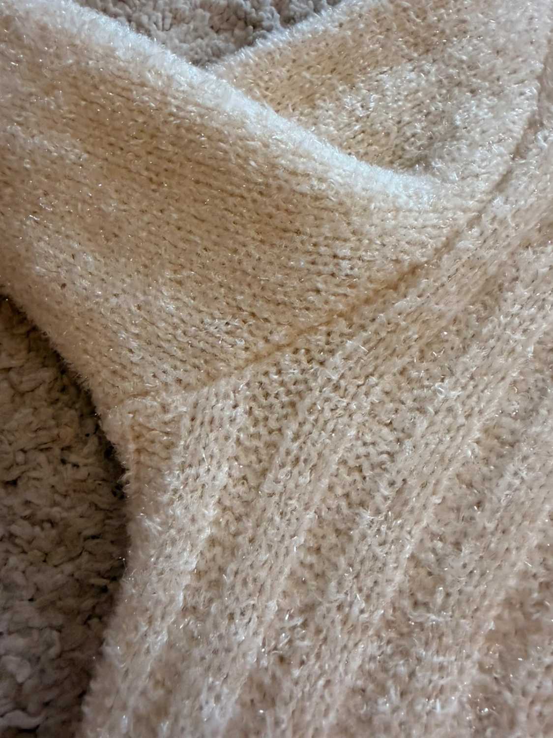 🤍🐑 Cardigan Laura Biagiotti Crème - Long & Luxueusement Doux