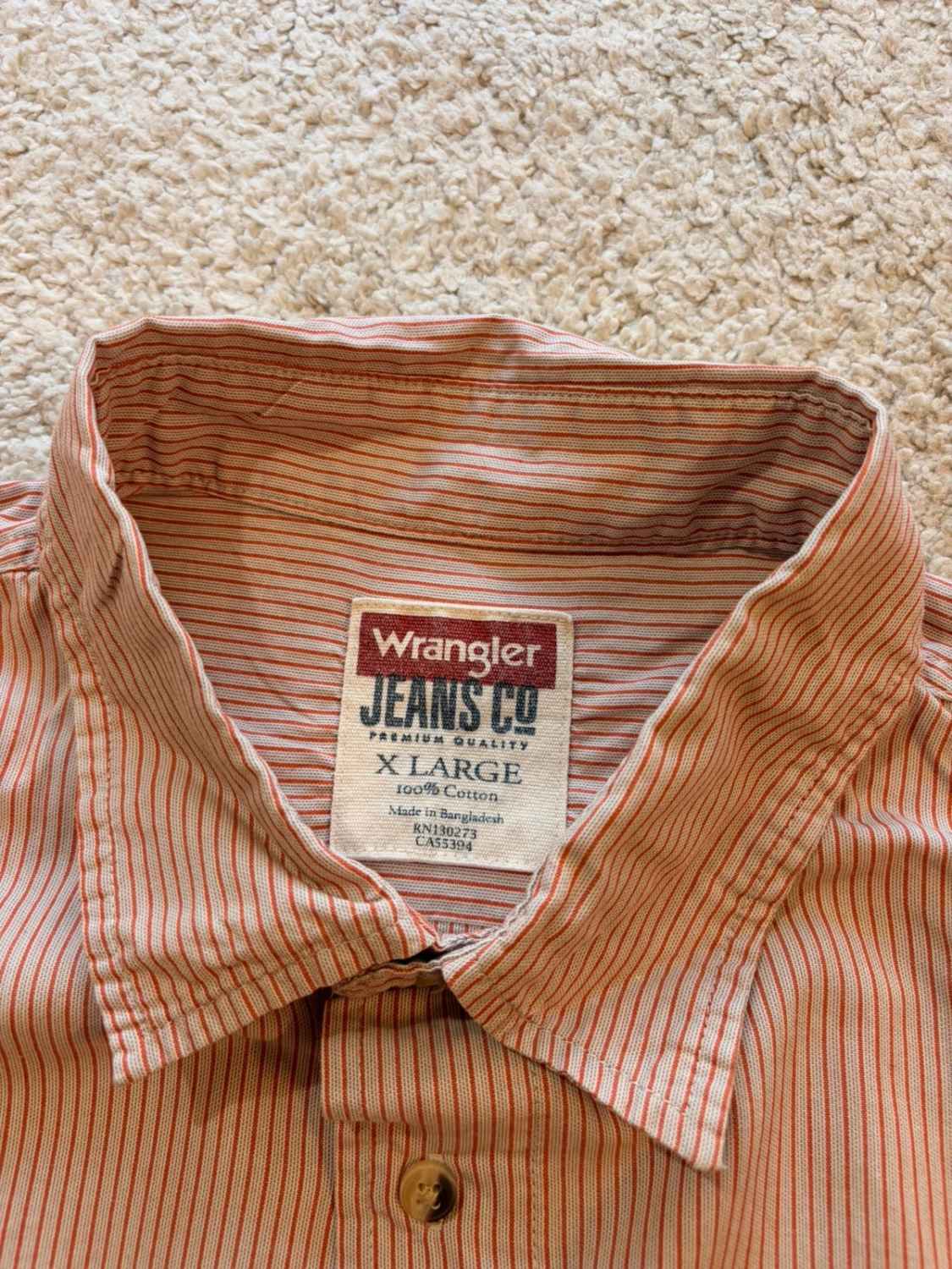 Chemise Wrangler à Rayures - Vintage & Authentique