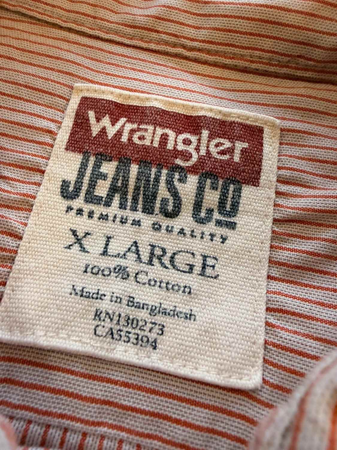 Chemise Wrangler à Rayures - Vintage & Authentique