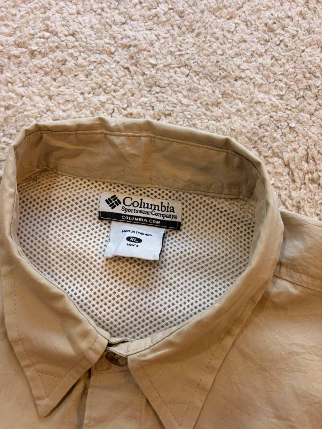 Chemise Columbia PFG Sans Manches Beige - Aventure & Fonctionnelle