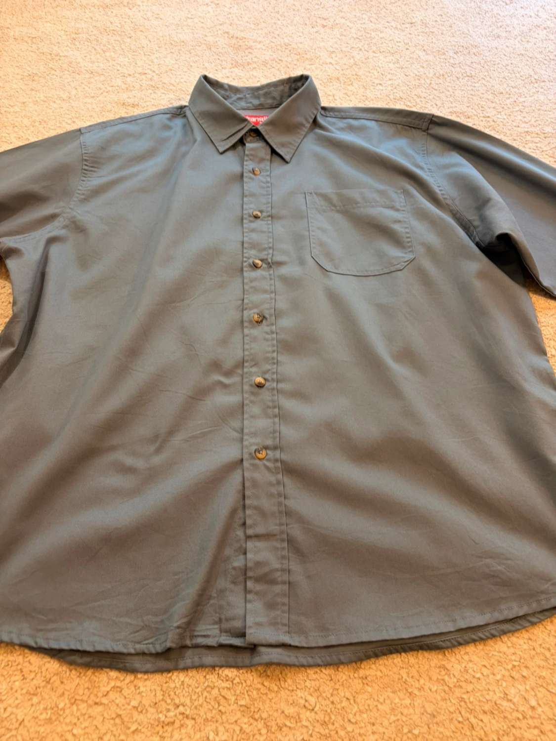 🔵 Chemise Wrangler Homme - Bleu - Taille XL