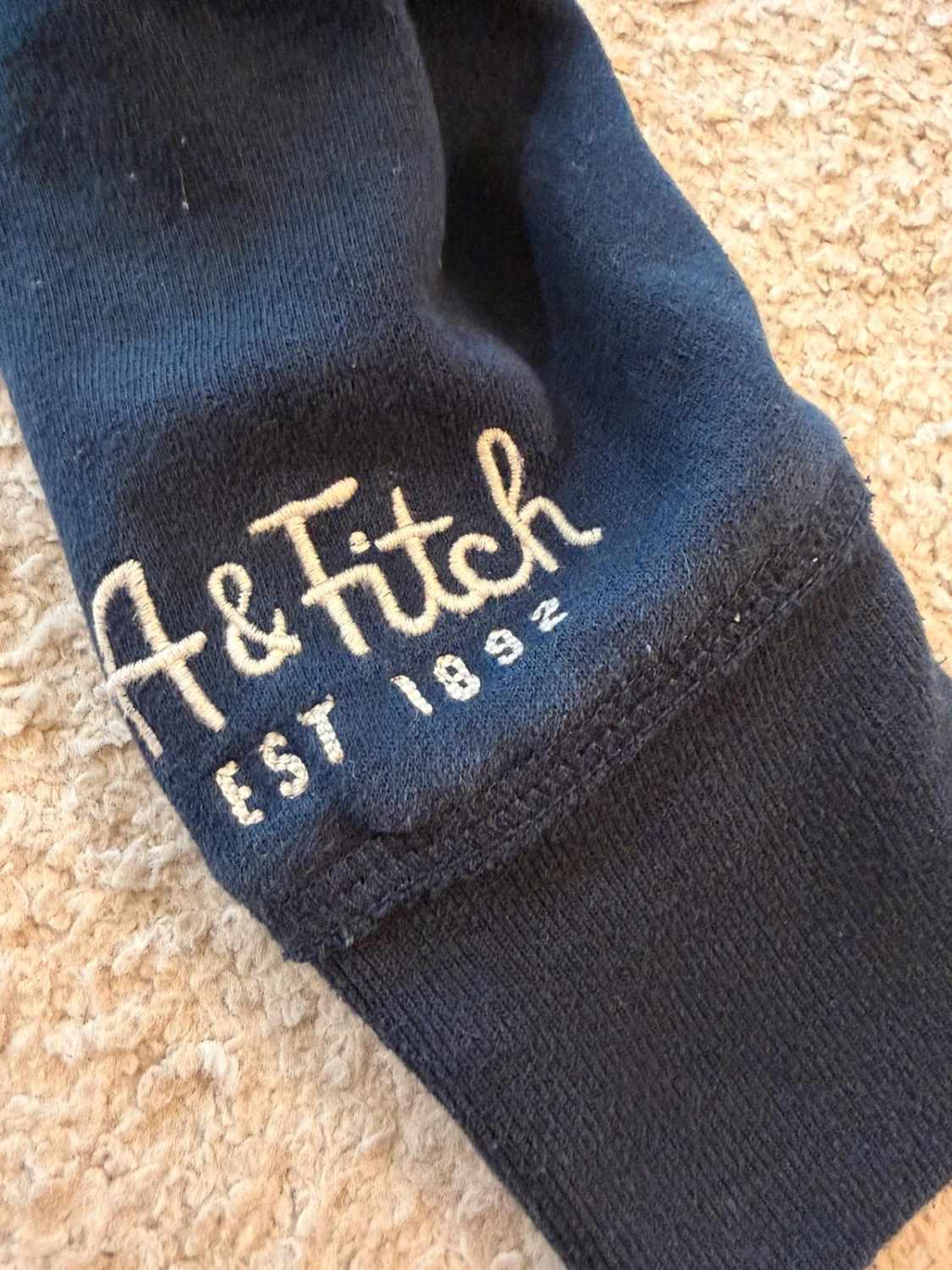 🔵 Veste Abercrombie & Fitch Marine - Élégance Décontractée
