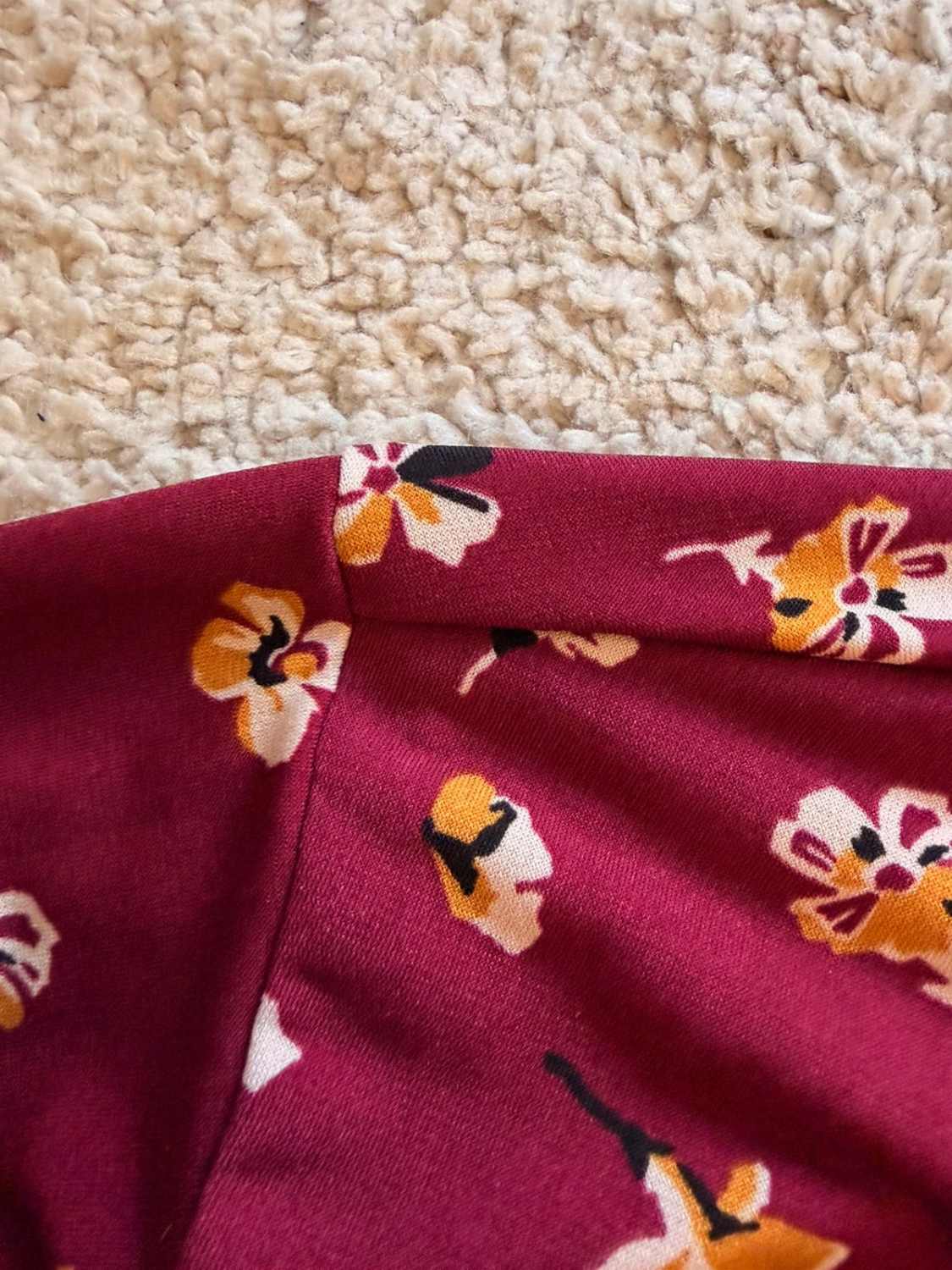 Blouse Emme Marella Bordeaux à Motif Fleur - Romantique & Fluide