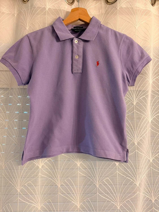 💜Polo Ralph Lauren M Femme Crop Lila - The Skinny Polo Tendance