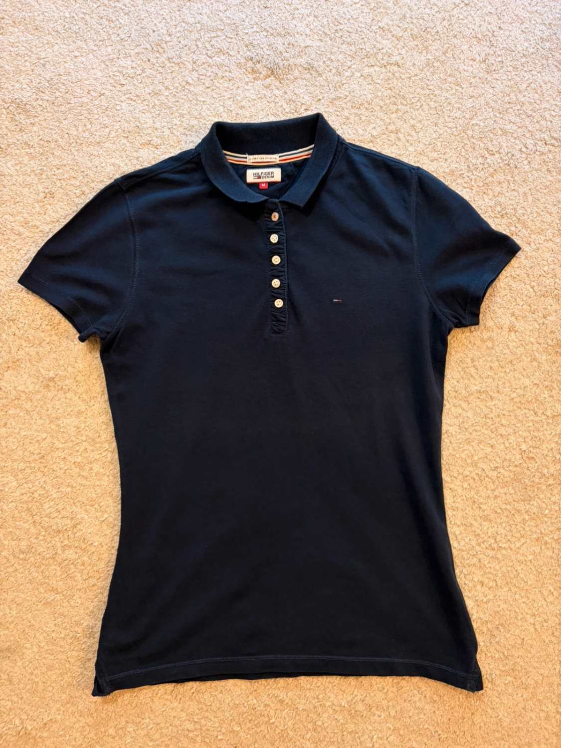 Polo Tommy Hilfiger Femme Marine - Classique & Frais