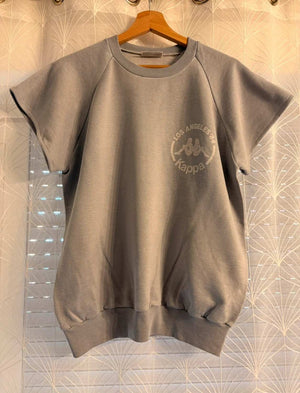 🤍Pull Kappa Sport sans Manches Gris - Sport-Chic & Logo Iconique