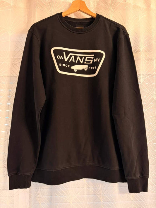 🖤🧥 Sweatshirt Vans Preto - Streetwear & Confortável