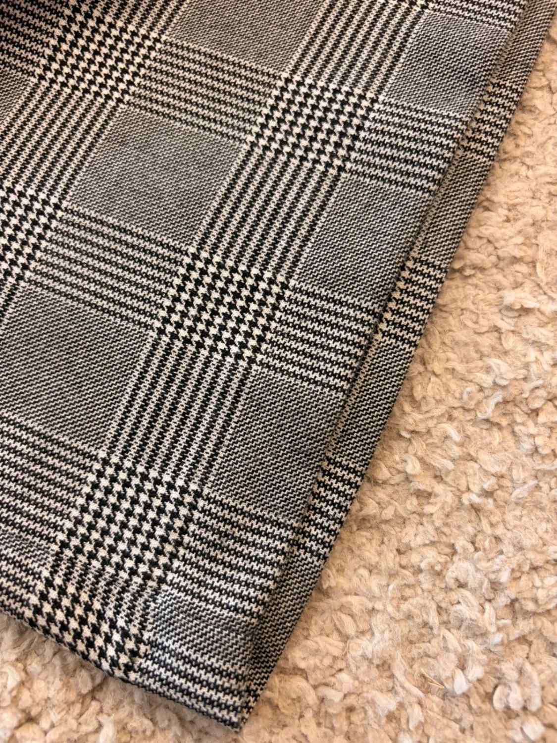 Combinaison Salopette Zara Carreaux Prince de Galles Bretelles Volantées – Femme – Taille M