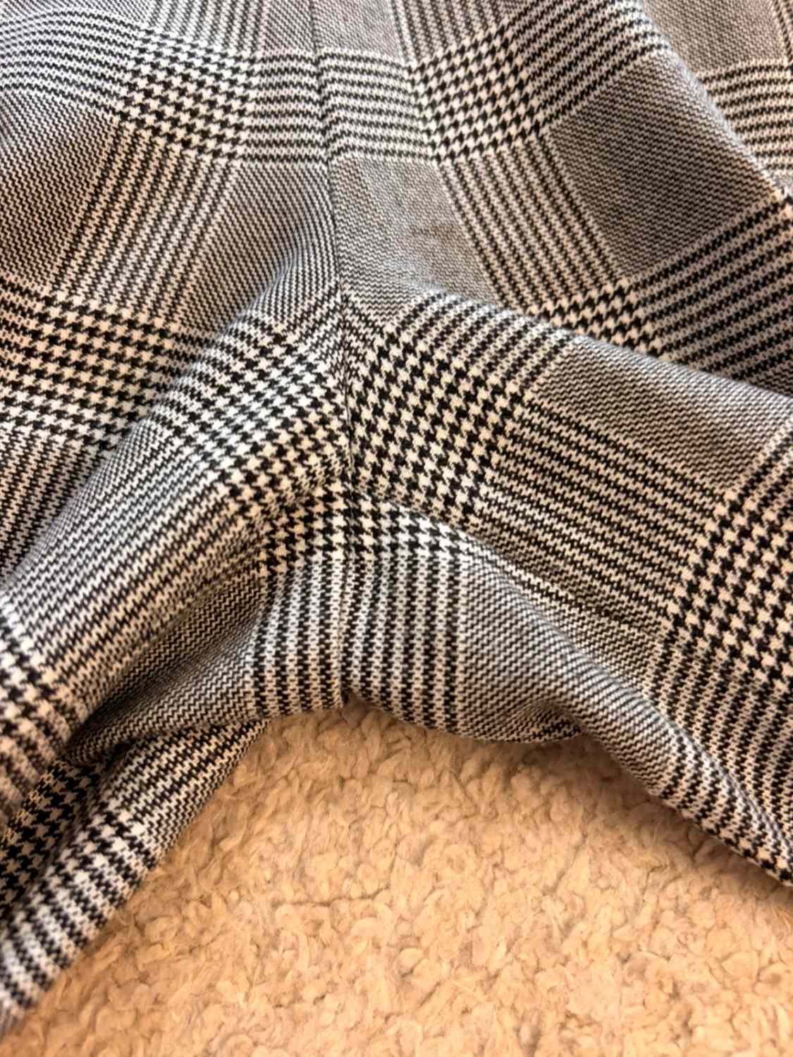 Combinaison Salopette Zara Carreaux Prince de Galles Bretelles Volantées – Femme – Taille M