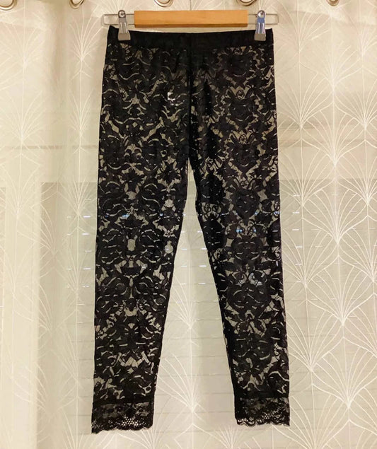 🖤 Legging Transparent - Noir - Taille S/M - Nylon/Elastane