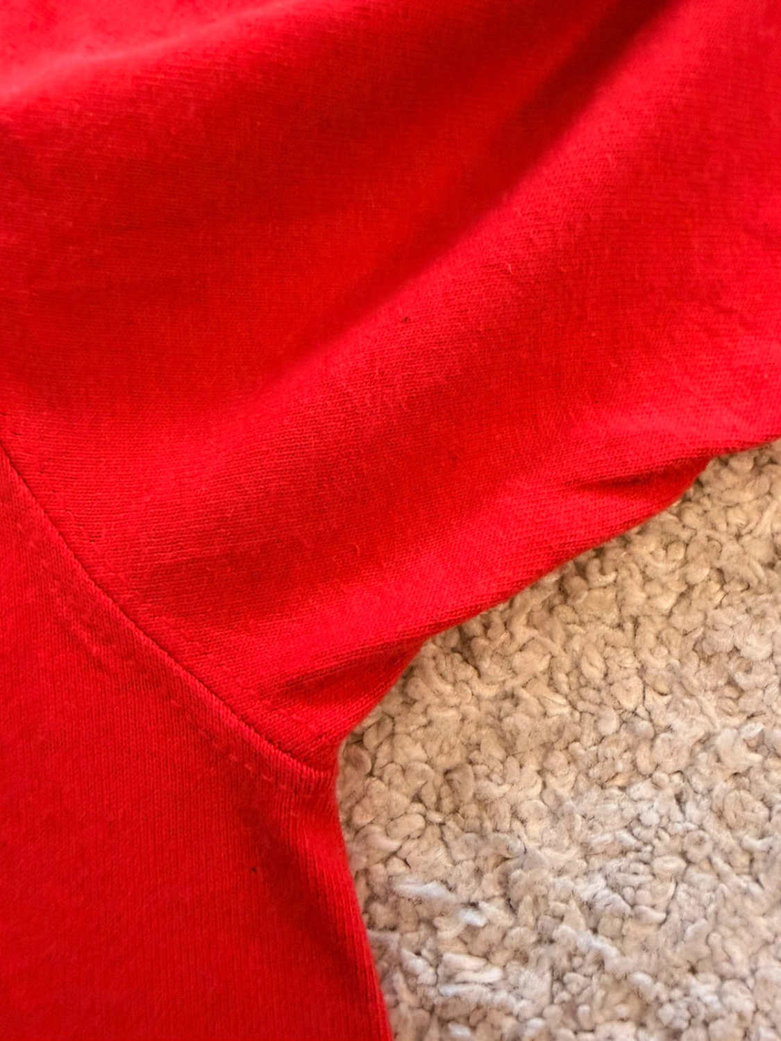 🏆 T-shirt Champion Rouge Logo Brodé - Classique & Authentique
