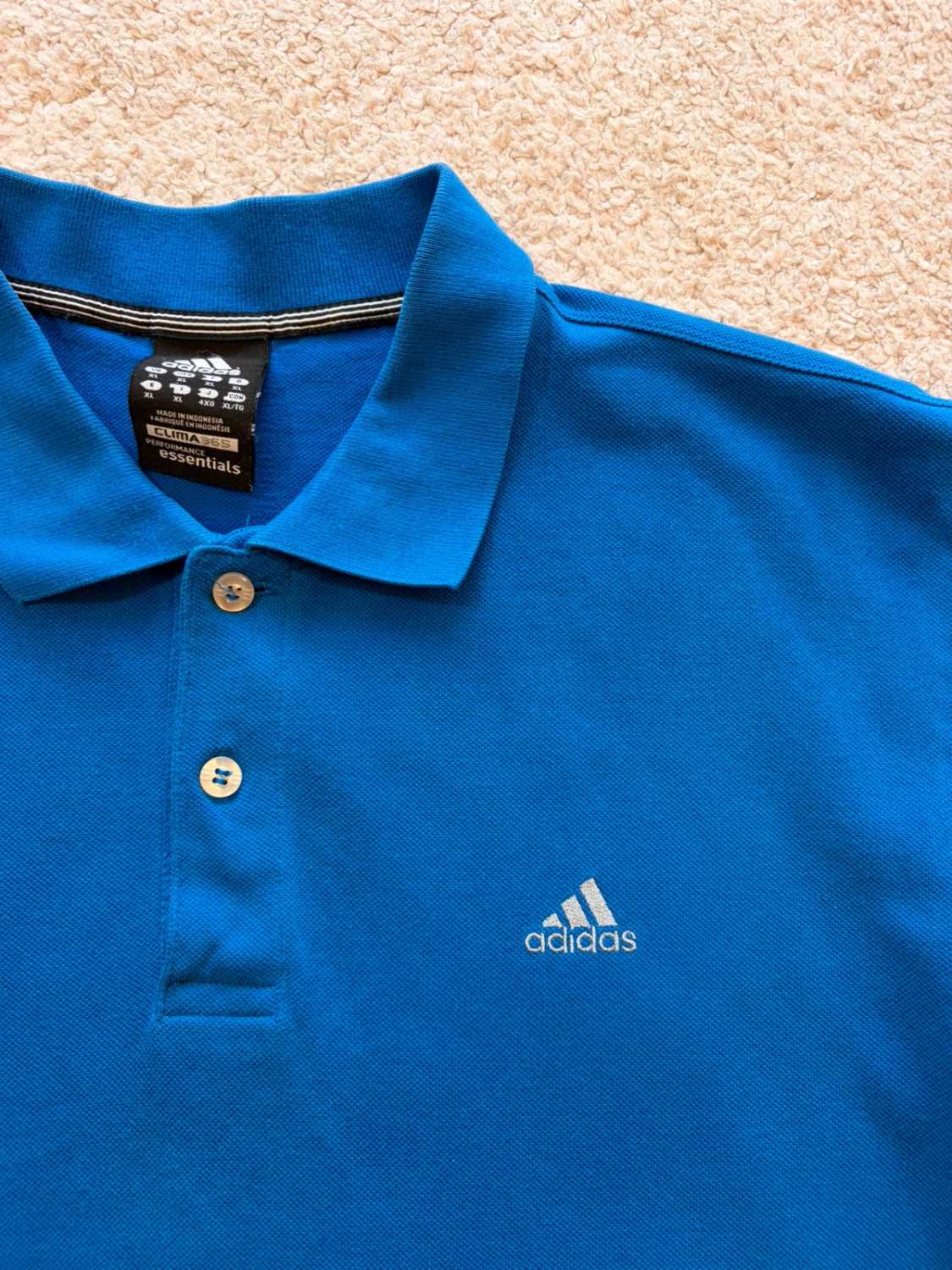 🔵 Polo Adidas Clima365 Bleu - Performance & Respiration