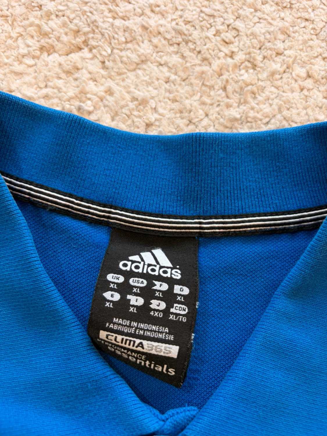 🔵 Polo Adidas Clima365 Bleu - Performance & Respiration