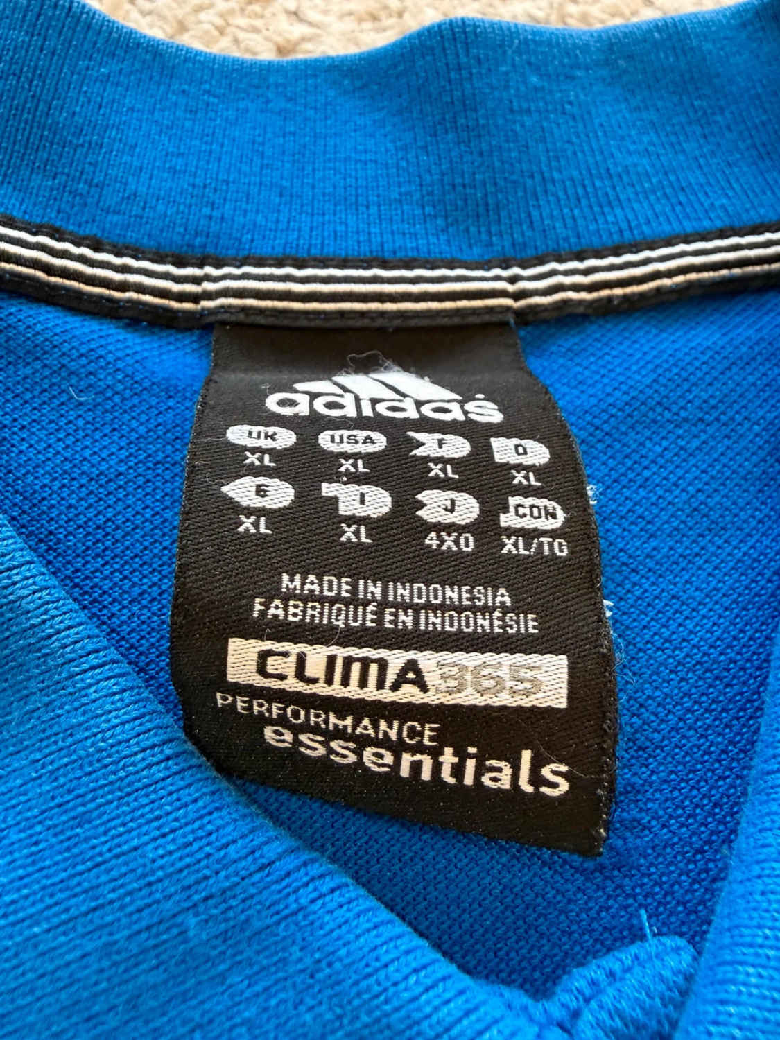 🔵 Polo Adidas Clima365 Bleu - Performance & Respiration