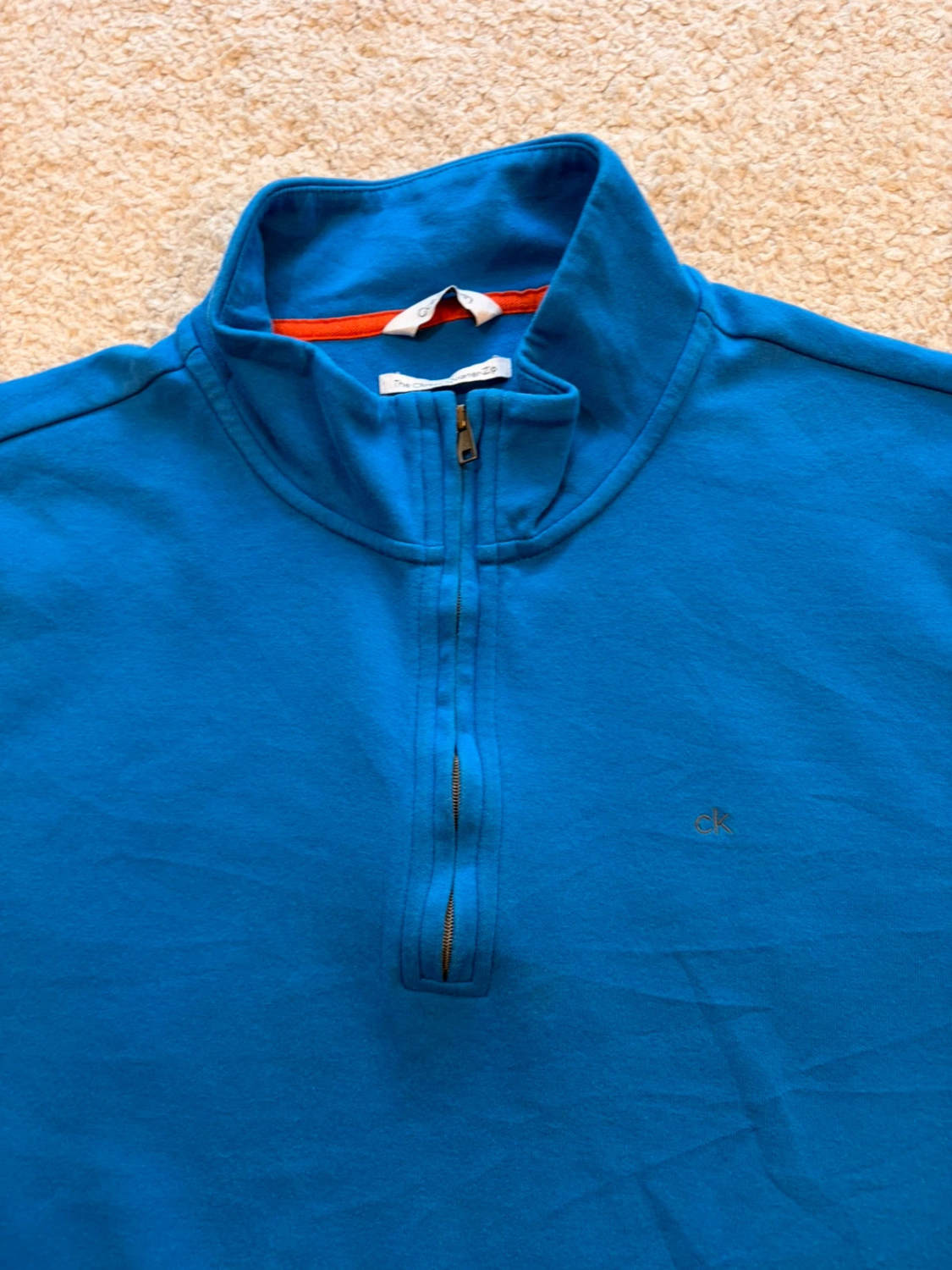 🔵🧥 Veste Calvin Klein Classic Quarter Bleu