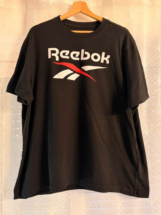 T-shirt Reebok Logo Imprimé Noir - Sportif & Essentiel