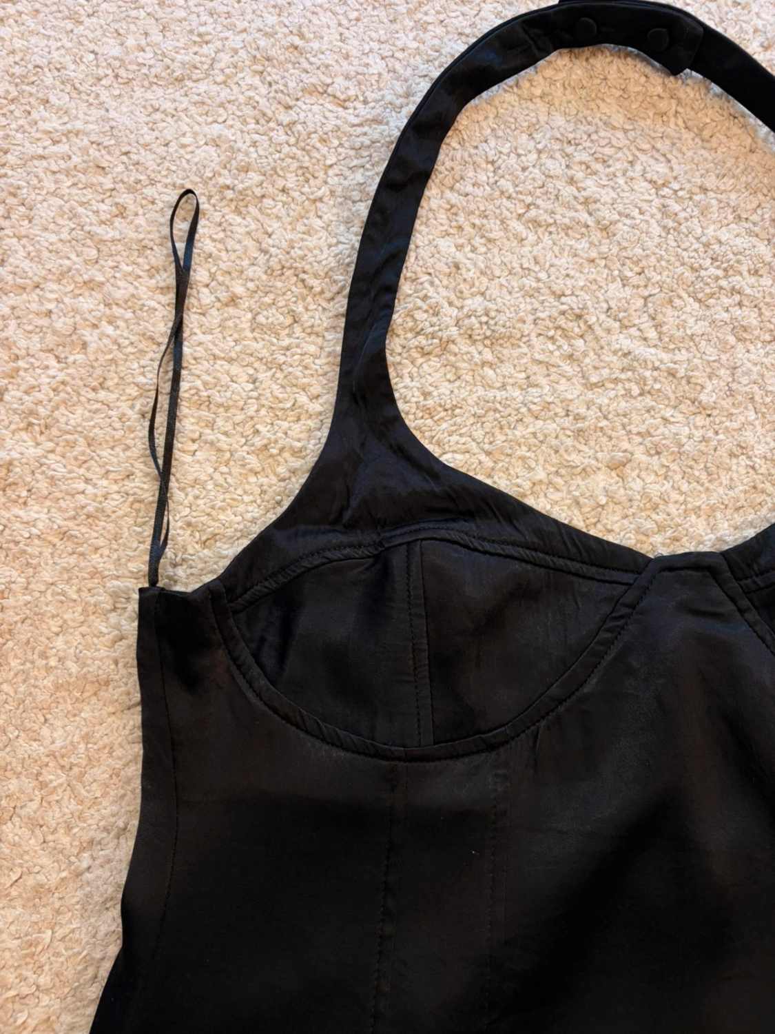 👗 Tunique Zara Épaules Dénudées Noir - Sensuelle & Élégante