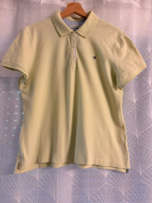 🍃👕 Polo Tommy Hilfiger Femme jaune - Confort & Style