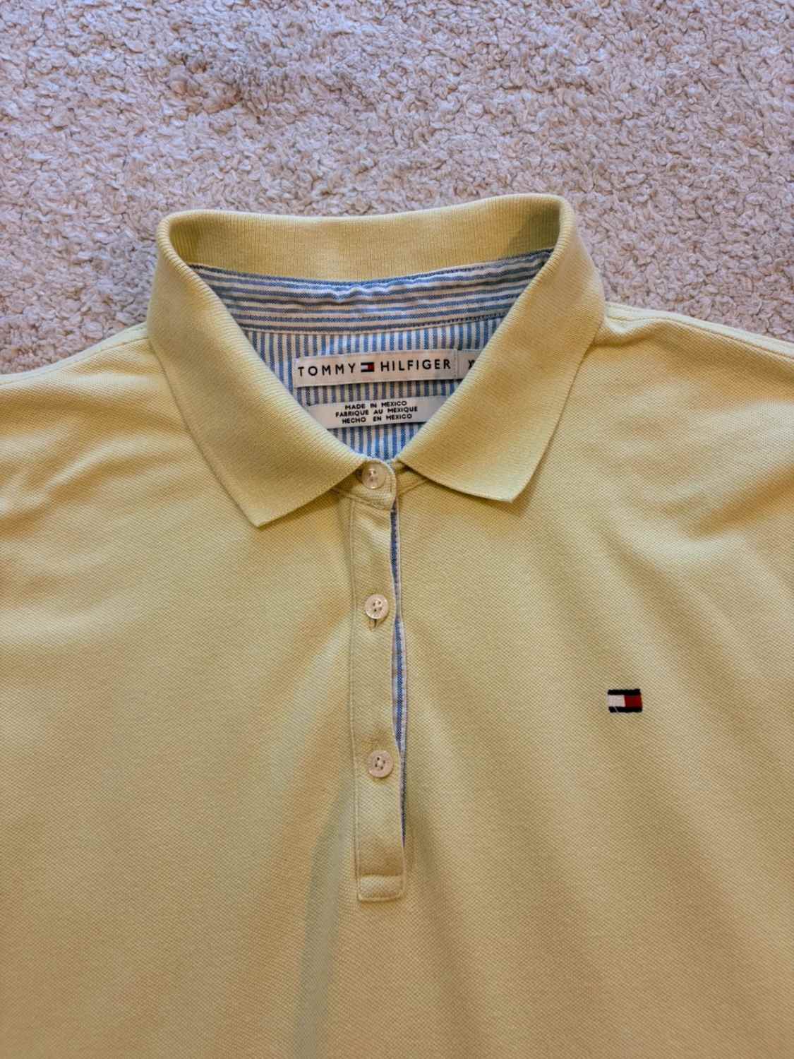 🍃👕 Polo Tommy Hilfiger Femme jaune - Confort & Style