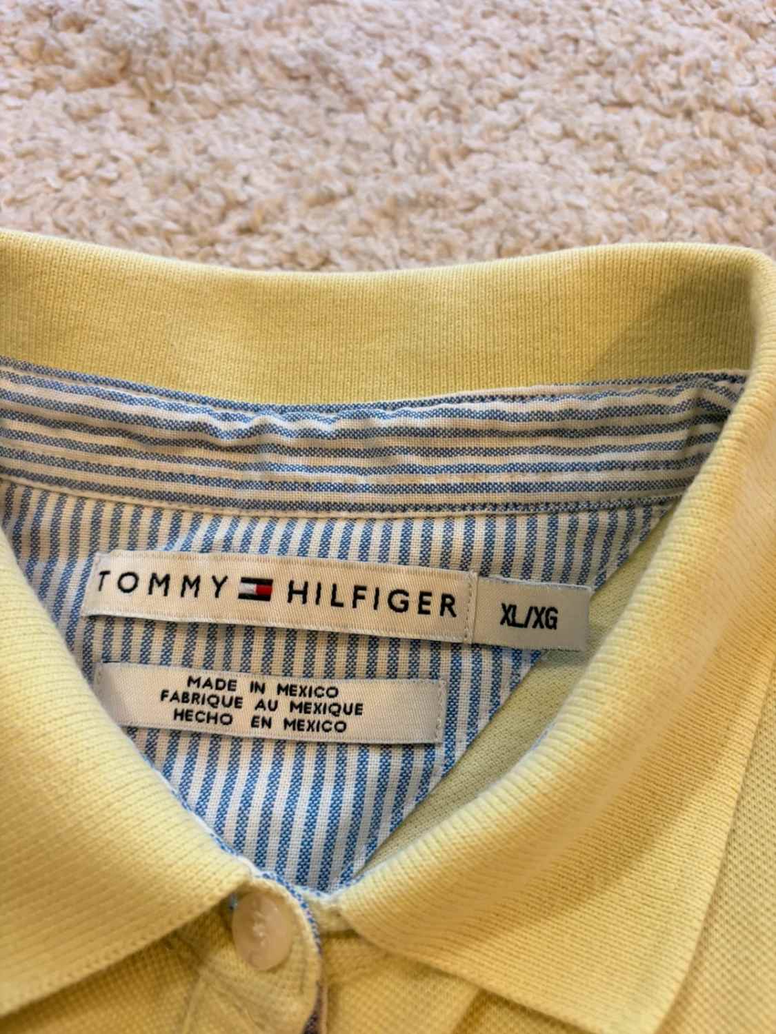 🍃👕 Polo Tommy Hilfiger Femme jaune - Confort & Style