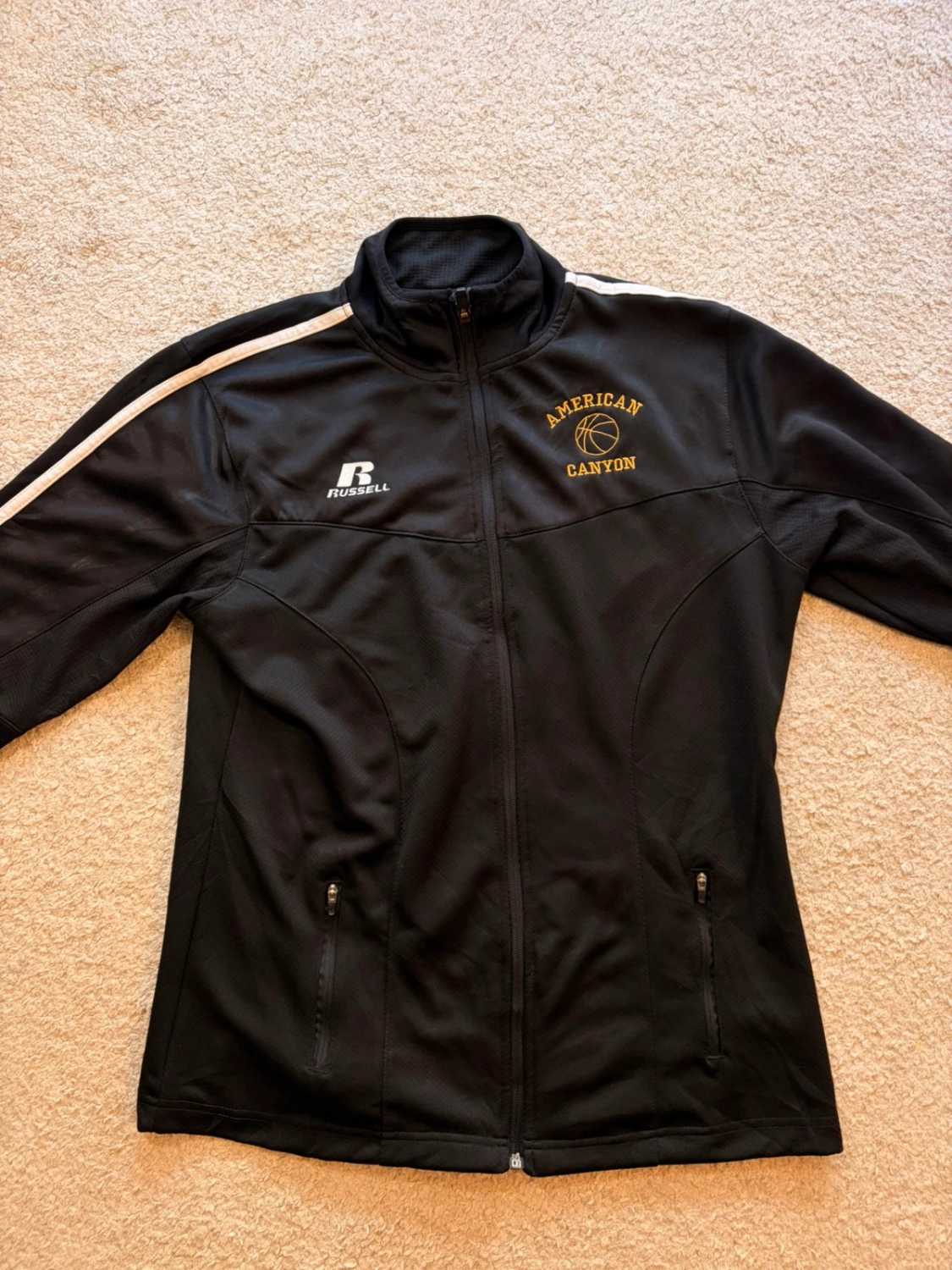 Veste Russell Survêtement Noir à Bande - Sportive & Confortable