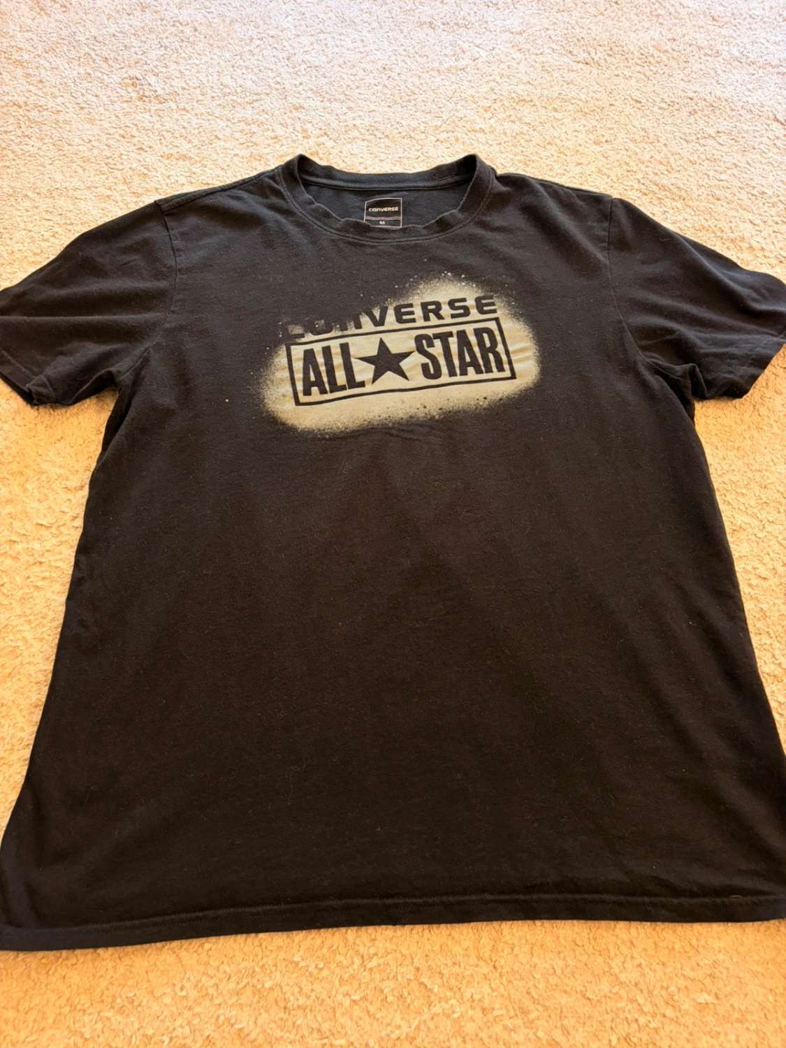 ⭐🖤 T-shirt Converse Imprimé Noir - Iconique & Streetwear