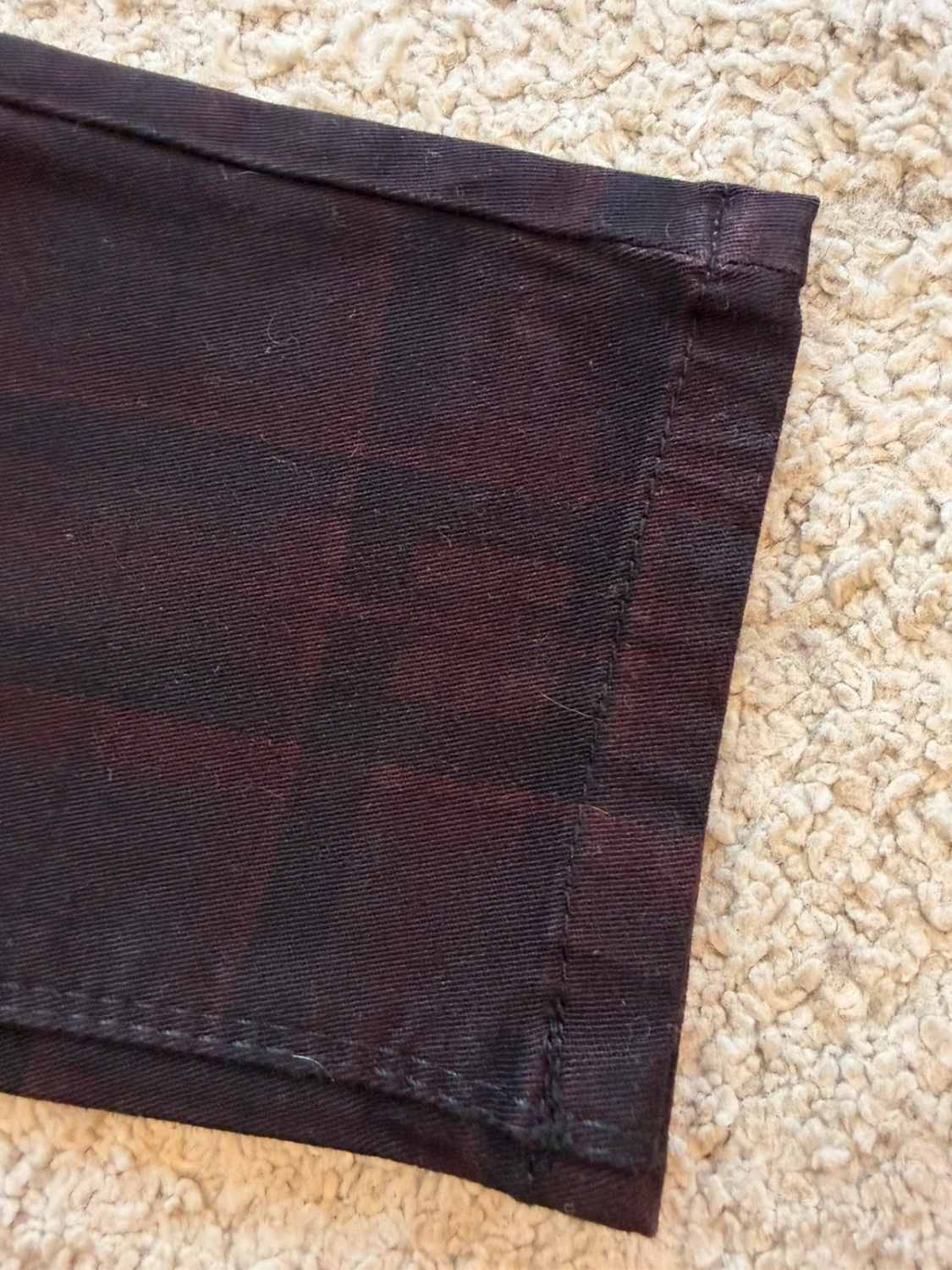🖤🍷 Pantalon Zara Basic Denim Noir/Bordeaux - Original & Confortable