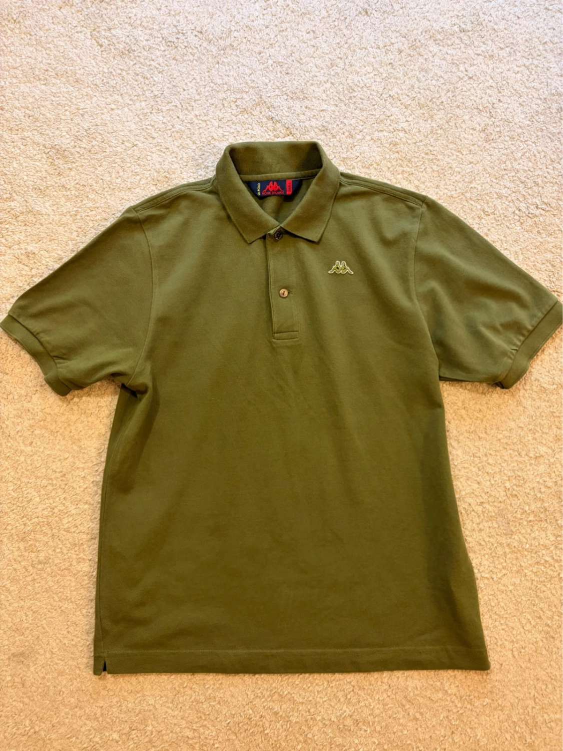 🪖🤵 Polo Robe di Kappa Homme Kaki - Élégance Décontractée