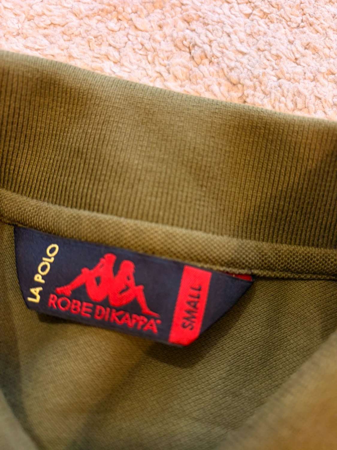 🪖🤵 Polo Robe di Kappa Homme Kaki - Élégance Décontractée