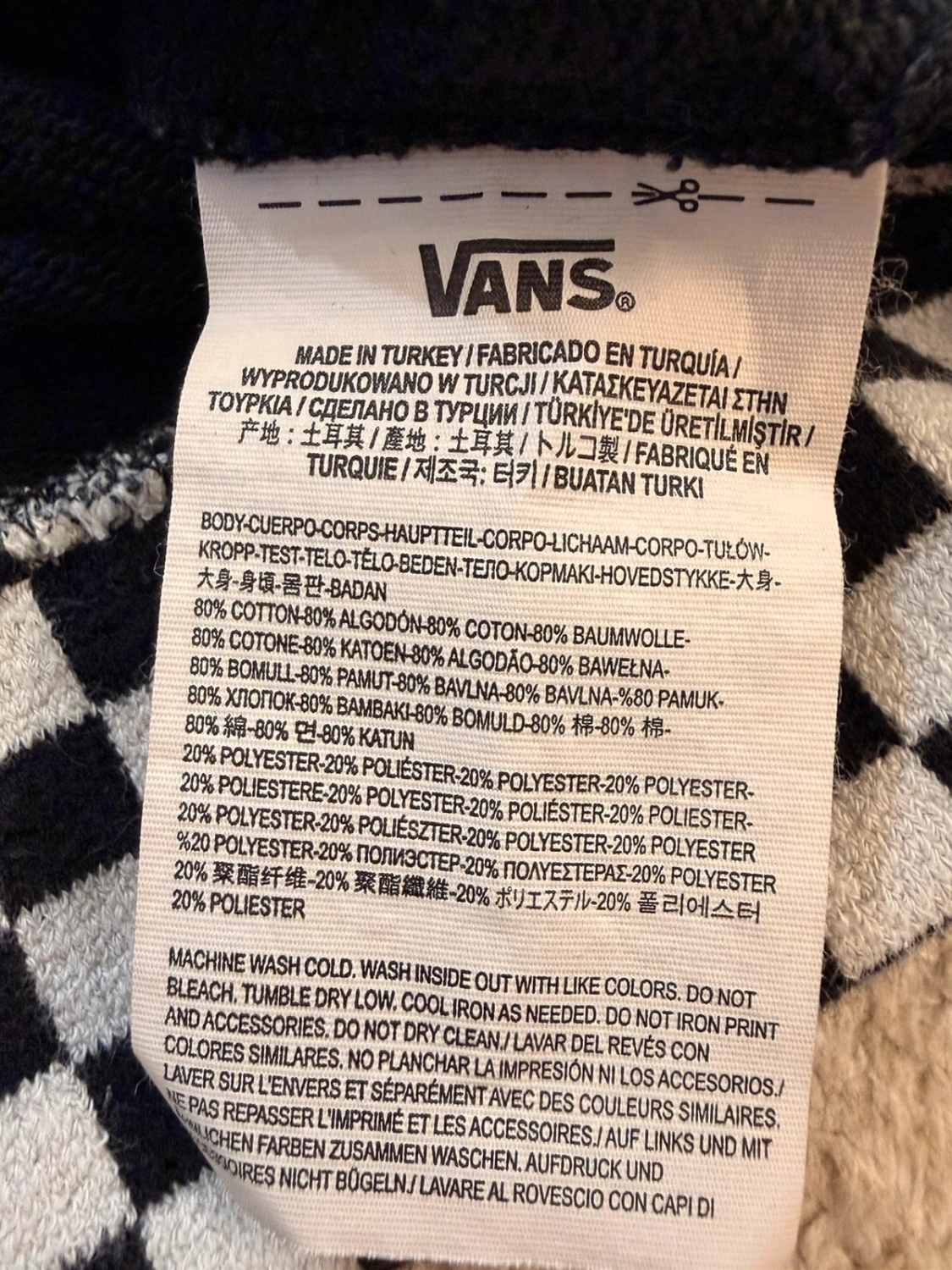 🖤🤍 Pull Vans à Capuche Noir - Streetwear & Confort
