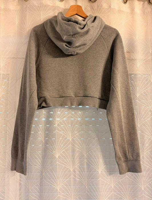 🛹 Pull Nike SB Crop à Capuche Gris - Streetwear & Tendance
